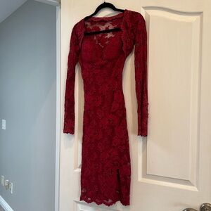 Lace Midi 2 peace dress